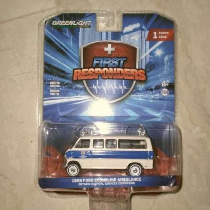 greenlight 1969 ford econoline ambulance