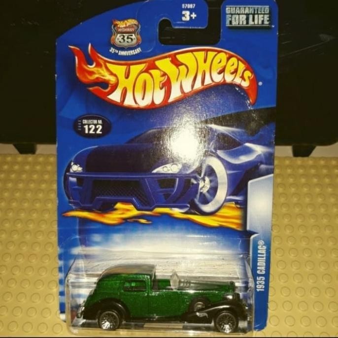 Hotwheels 1935 cadillac hijau