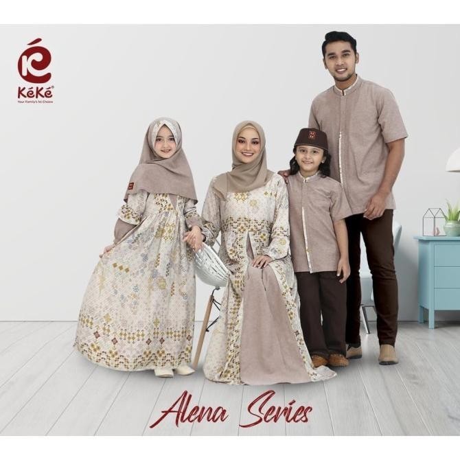 Terlaris Sarimbit Keke Alena Seri Cream Machiatto Stok Terbatas