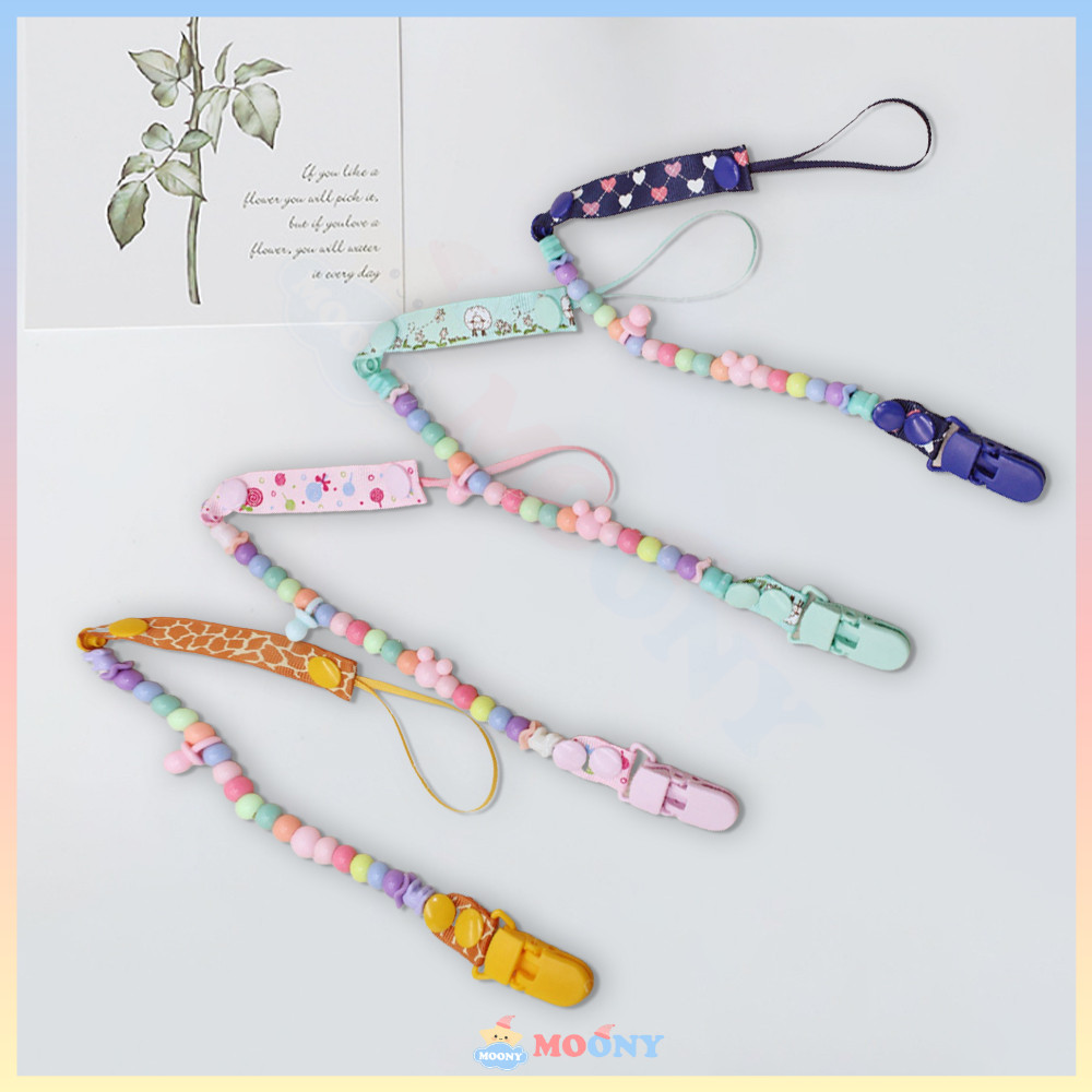 Moony Pacifier Clip Bayi Tali Empeng Anak Bpa Free