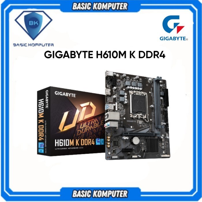 New Gigabyte H610M-K Ddr4 ( Lga1700 / H610 / Ddr4 ) H610M K