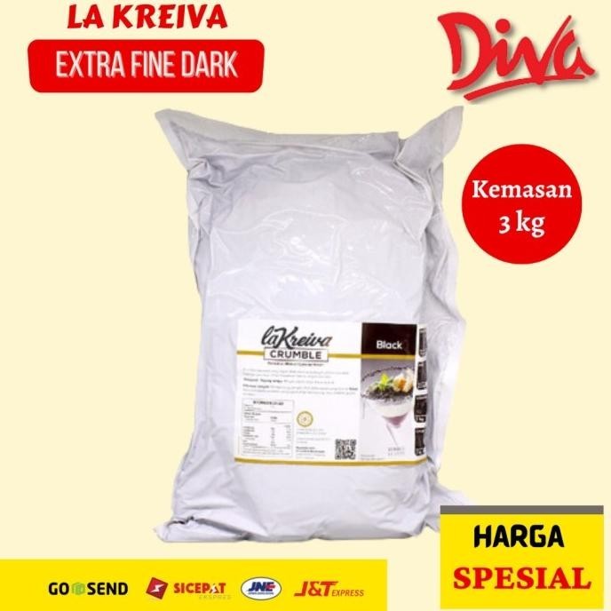 

#####] La kreiva Black Crumble Extra Fine 3 kg