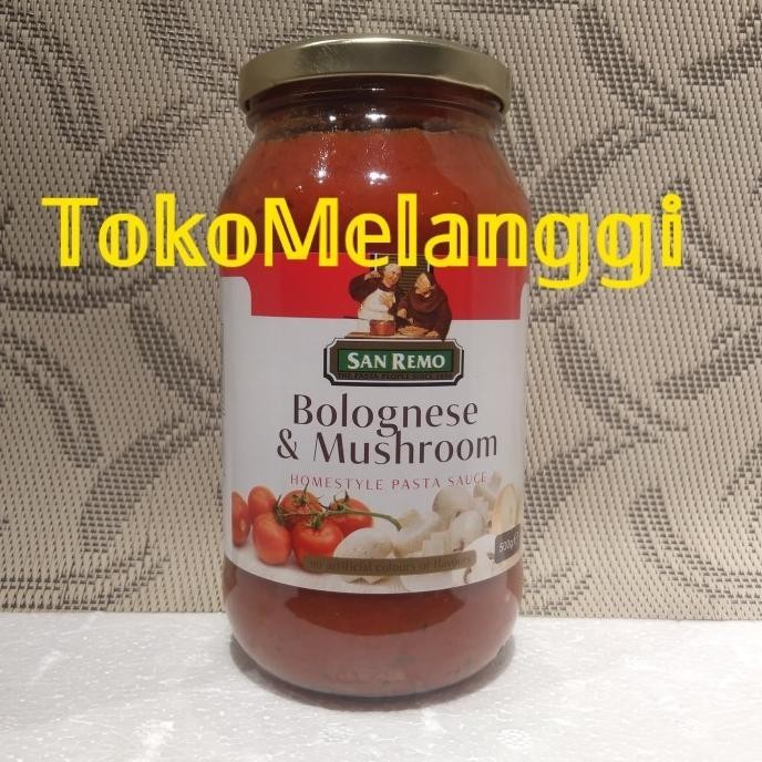 

San Remo Sauce Pasta Tomato Bolognese & Mushroom 500g | Saus