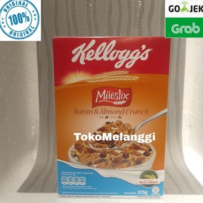 

KELLOGG'S MUESLIX RAISIN & ALMOND CRUNCH 375GRAM