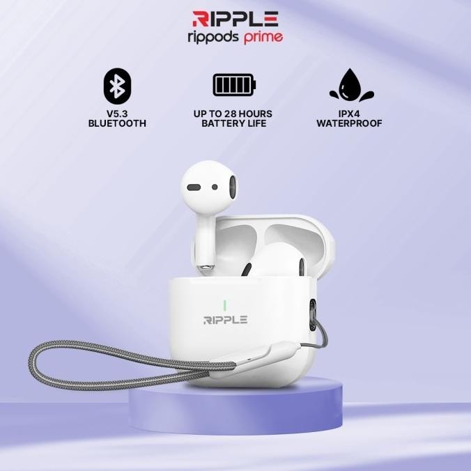 Ripple Rippods Prime Tws Earphone With Cord Headset Bluetooth Murah Berkualitas