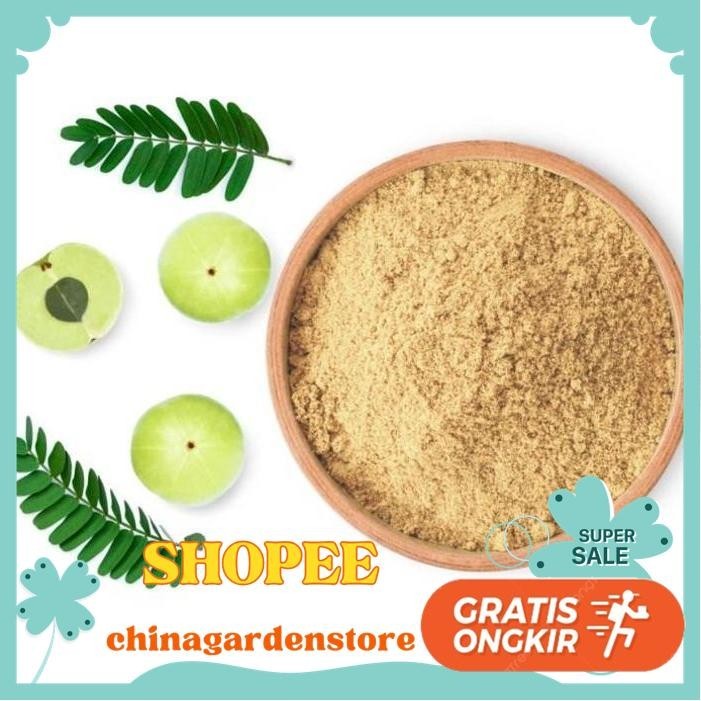 

AMLA POWDER / INDIAN GOOSEBERRY / BUBUK MURNI BUAH MALAKA 50GR TERJAMIN BEST