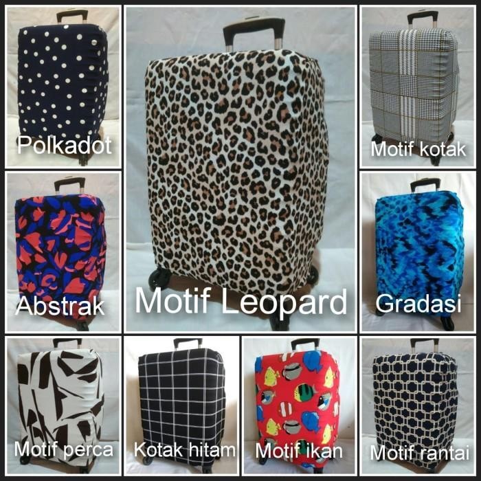 Sarung Pelindung Koper Motif Bahan Elastis Terbaru