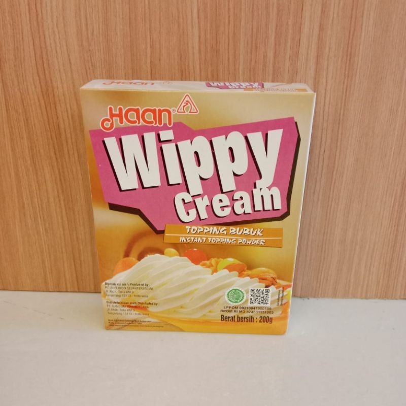 

Whipping Cream Bubuk Haan 200gr,Cream Bubuk 200 gram