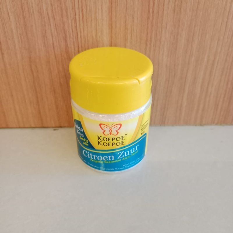 

Koepoe Citroen zuur | Sitrun Asam Sitrat 65 gr / Kupu kupu Citreon zuur