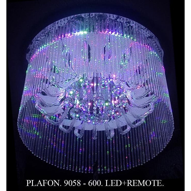 LAMPU PLAFON LED KRISTAL / LAMPU HIAS / LAMPU KRISTAL 9058