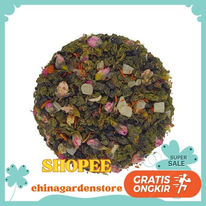 

PEACH DELIGHT TEA BLEND - MILKY OOLONG WITH PEACH AND FLOWERS BEST PRODUK