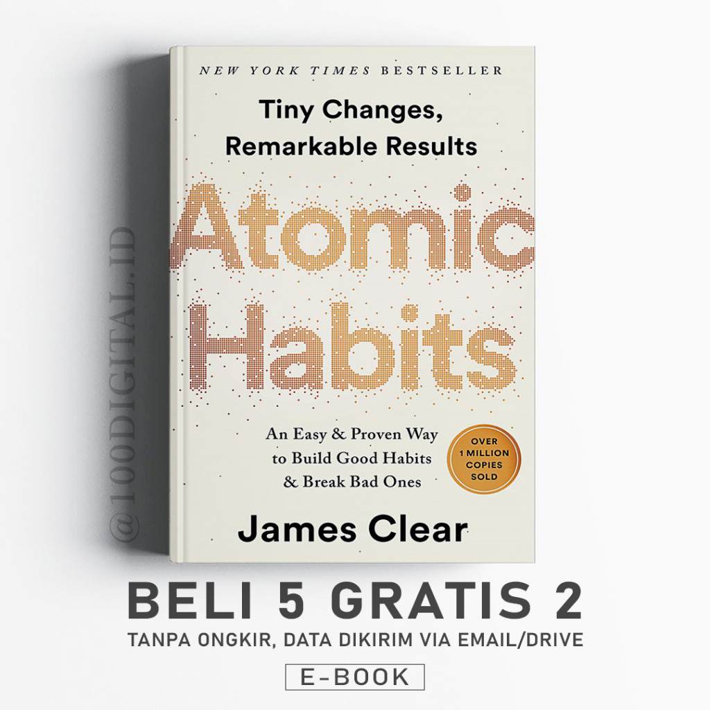 Buku Cetak Atomic Habit - Bahasa Indonesia