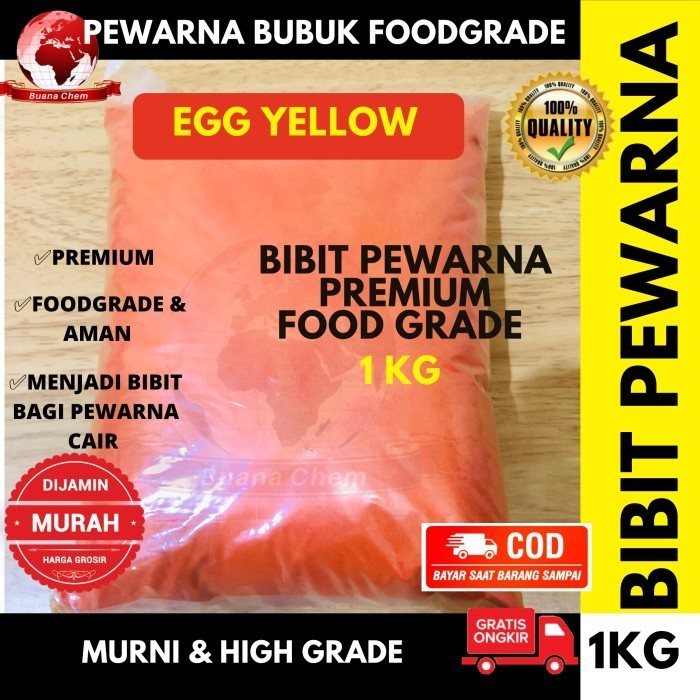 

Terbaru Pewarna Makanan Bubuk Egg Yellow 1Kg/ Pewarna Makanan Kuning Promo Terlaris