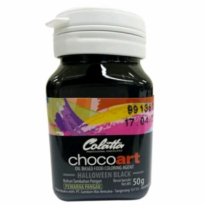 

Terbaru Colatta Chocoart Halloween Black Pewarna Makanan Choco Art 50 Gr Promo Terlaris