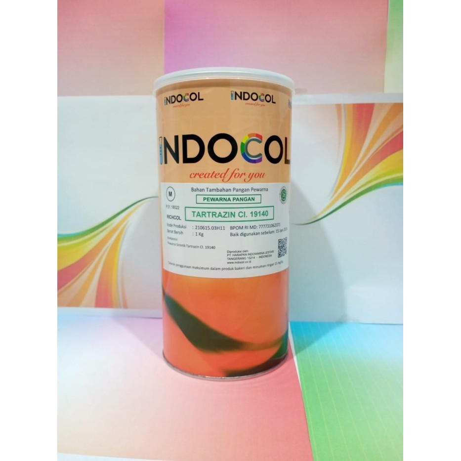 

Terbaru Pewarna Makanan Indocol Original Tartrazine Ci.19140 Promo Terlaris