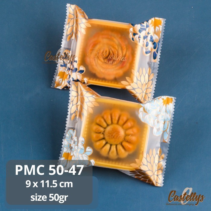 

{{{{}}] Plastik Mooncake 50gr PMC 50-47 Pia Snowskin Cookies Kue Kering Nastar
