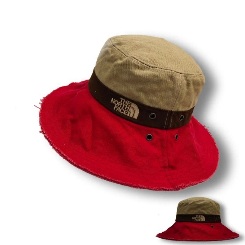 T76 Topi Rimba Outdoor TNF The North Face Canvass Topi Gunung Casual Vintage Hiking