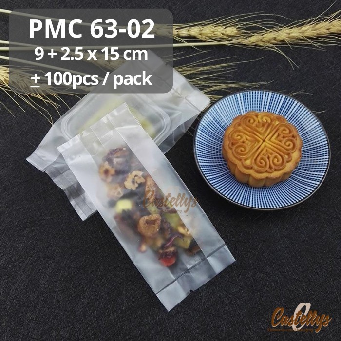 

*#*#*#] Plastik Mooncake 100gr - 125gr PMC 63-02 Polos Doff Pia Snowskin Kue