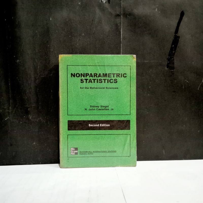 

Buku Non-Parametric Statistics - Sidney Siegel