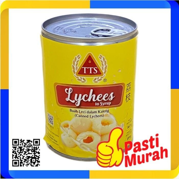 

TTS LYCHEE IN SYRUP BUAH LECI KALENGAN LAICI KALENG KARTONAN 567G OJOL Best Seller