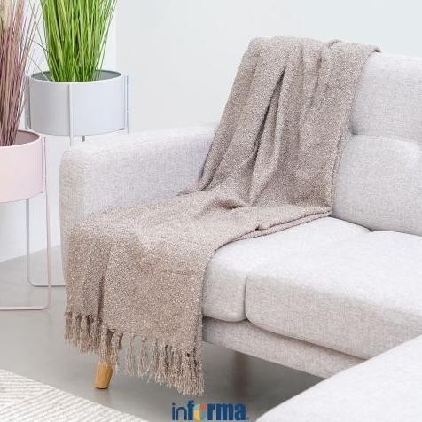 Informa - Informa 125x150 Cm Throw Eine Boucle Selimut - Abu-Abu