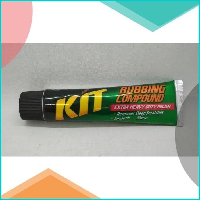 kit rubbing compon compount penghilat baret goresan halus motor mobil