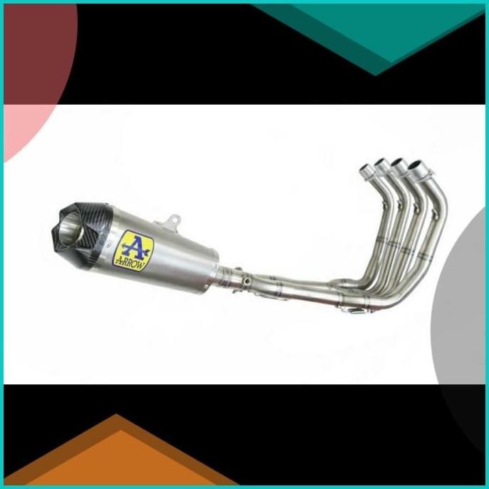 Knalpot Arrow Works Fullsystem Titanium Underbelly Kawasaki ZX25R 2020
