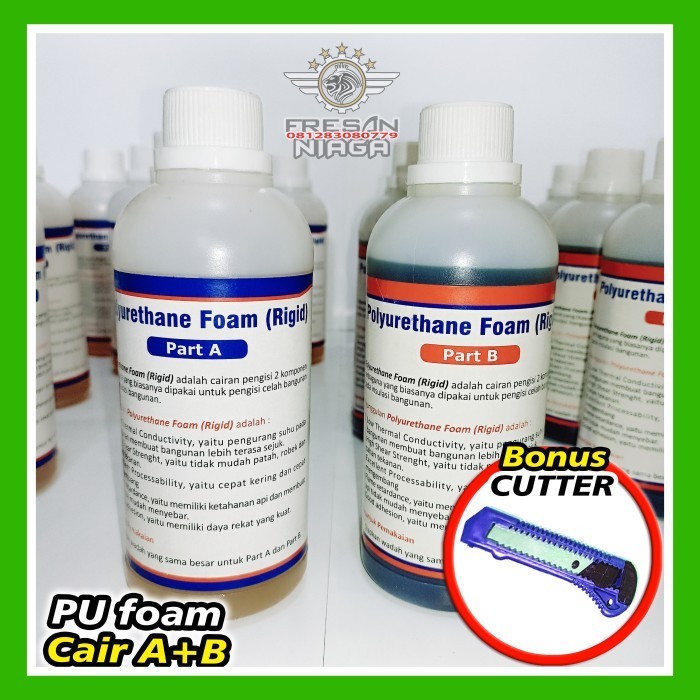 Cairan Pu-A Dan Pu-B Polyurethane Foam Rigid Busa Padat Bahan Insulasi New