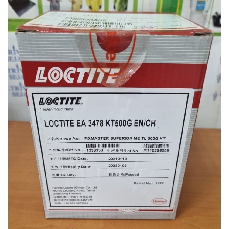 Loctite Ea3478 Fixmaster Superior Metal Epoxy,Locteti Lem Epoksi Logam Terlaris