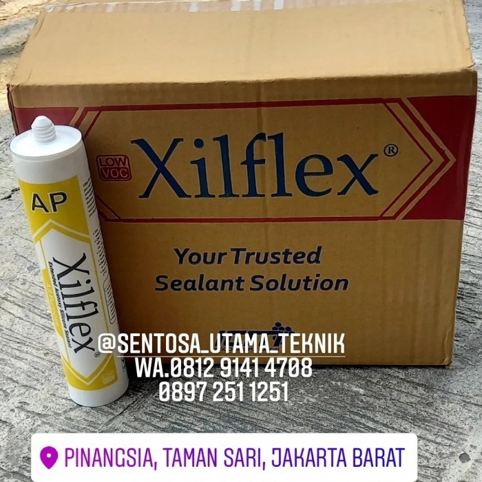 Silicone Sealant/Lem Kaca Xilflex Ap New