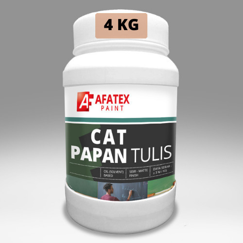 

Ready CAT PAPAN TULIS (CHALKBOARD PAINT) AFATEX 1 JERIGEN = 4 KG