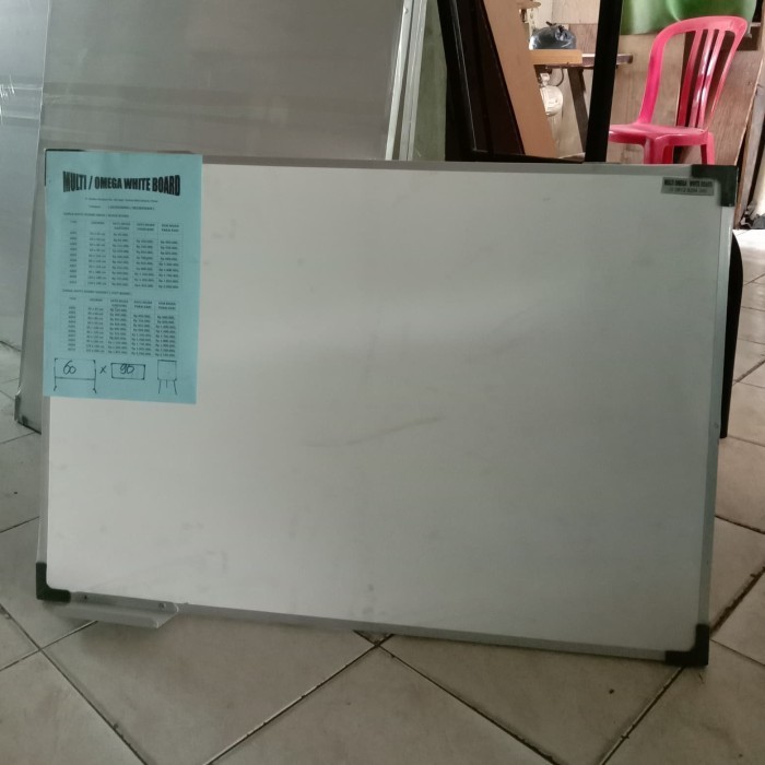 

Ready whiteboard gantung 60 x 80 cm