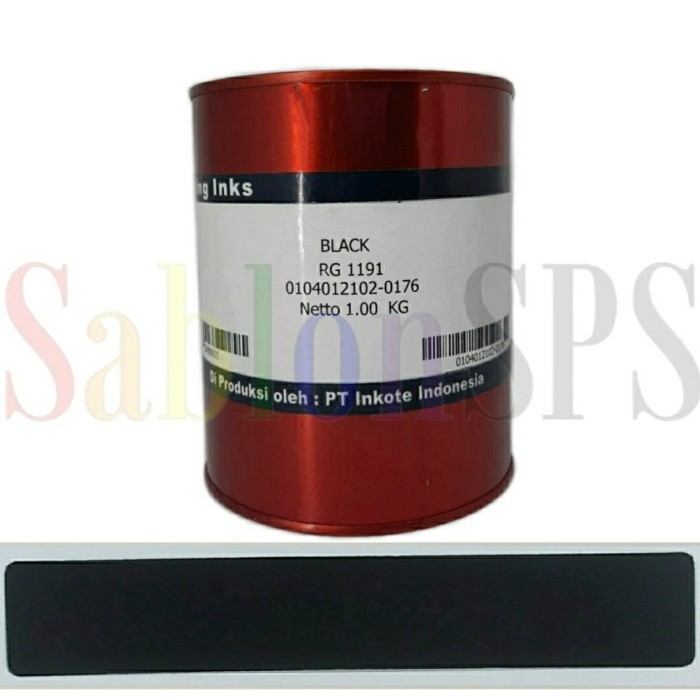 

Ready TINTA ROYAL GUARD BLACK RG 1191 HITAM TINTA SABLON PVC 1KG