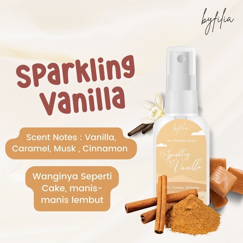 BKC BYFILIA 2 IN 1 HAIR AND BODY MIST PARFUM HAIRMIST BODYMIST BYFILIA PARFUM 2 IN 1 FUNCTION B61