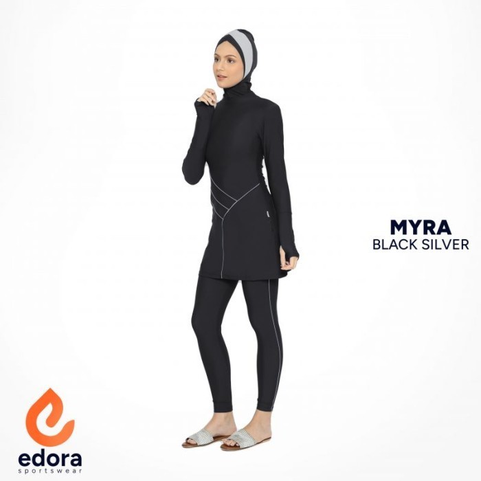 Baju Renang Muslim Muslimah Dewasa Syari Ciput Myra Edora