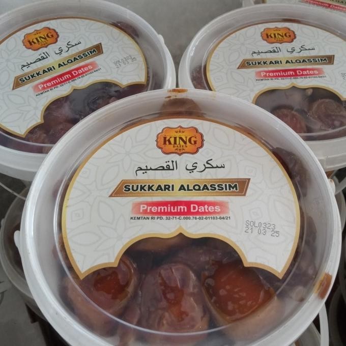 

Kurma Sukari Ember Premium 800 Gram Sukkari King Ember Al-Qassim