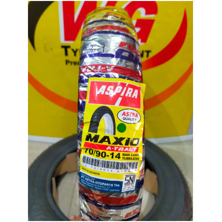 Ban Motor Aspira Maxio Atract Dual Purpose Semi Trail Ring 14 Tubeless
