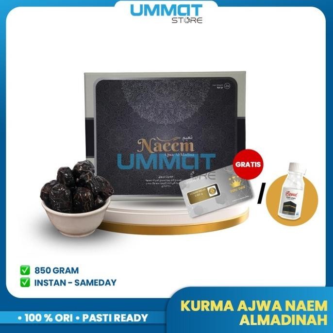 

Kurma Ajwa Naeem Al Madinah 1 Kg Asli