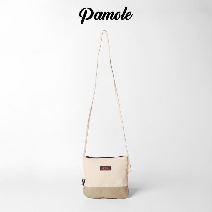 Pamole Tas Selempang Wanita Bahan Kanvas - Lura Series