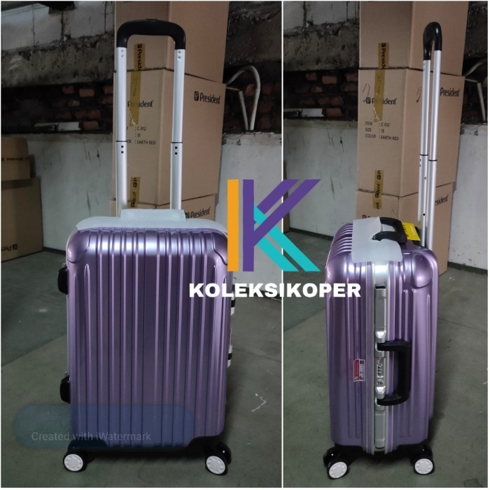 Koper President 82 Polycarbonate Tsa Lock Ukuran Kabin 20 Inch