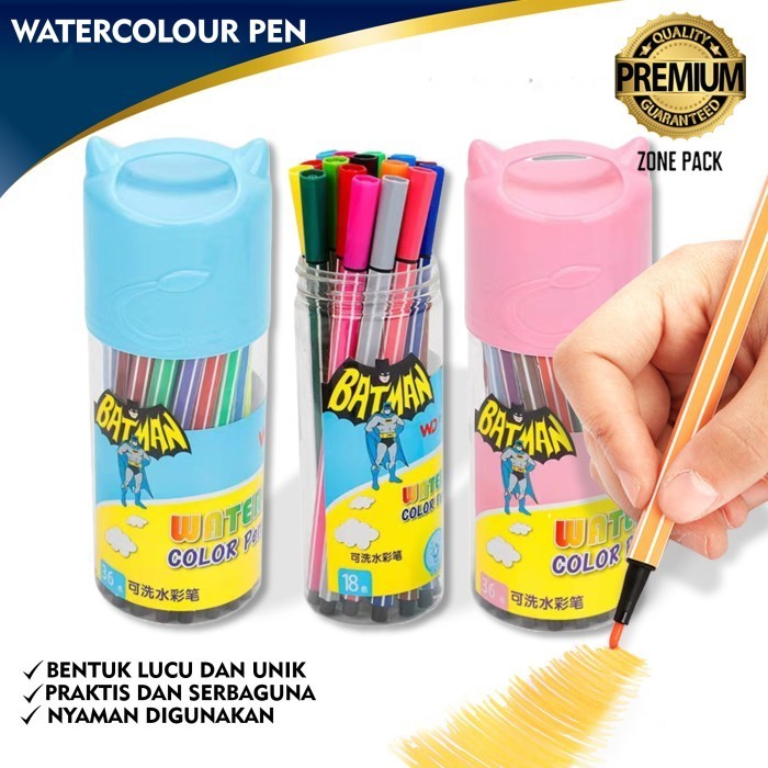 

langsung order saja] Water Color PenPena Cat Air Drawing Pen Color Spidol Gambar Anak