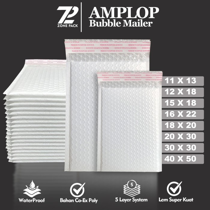 

><><><] Amplop Bubble Mailer Putih Bubble Wrap Amplop Packing Bubble Putih