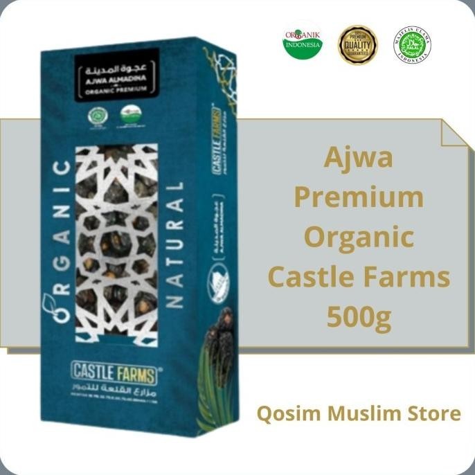 

Kurma Ajwa Premium Organic Castle Farms 500 Gr - Kurma Kering 500 Gr