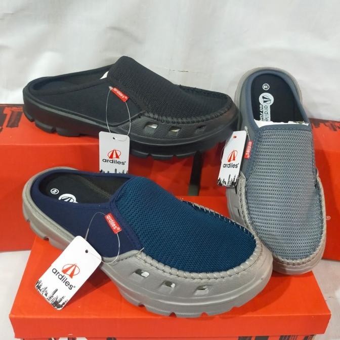 Sepatu sandal selop karet pria Ardiles Apoo original