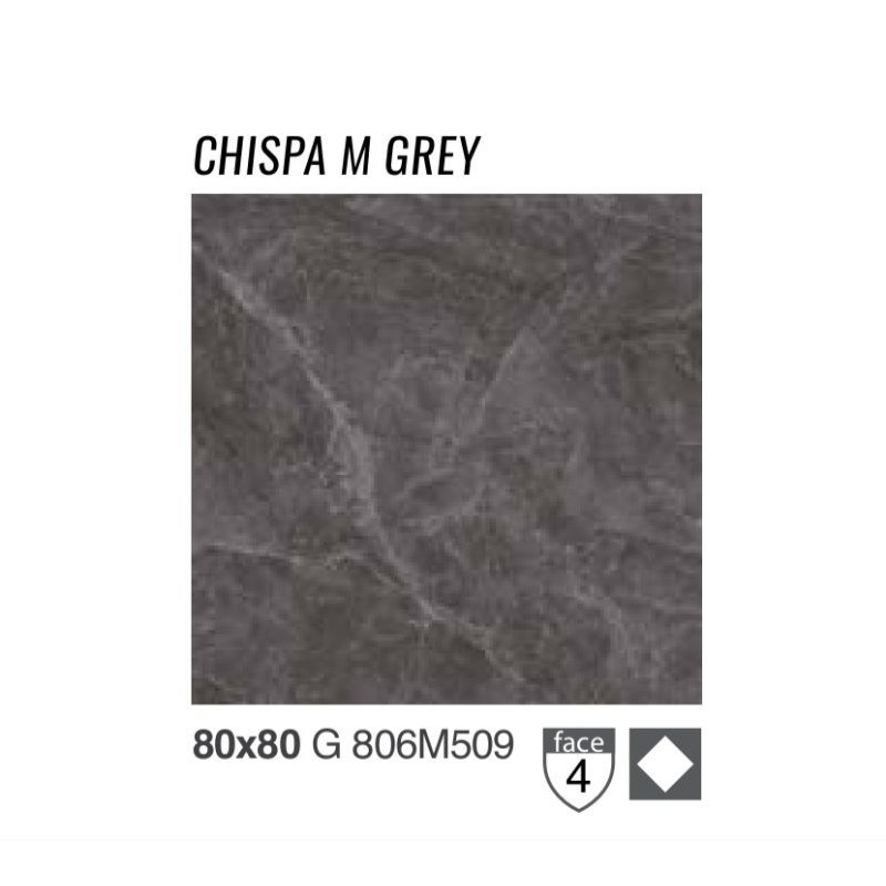 GRANIT GARUDA CHISPA M GREY UKURAN 80X80