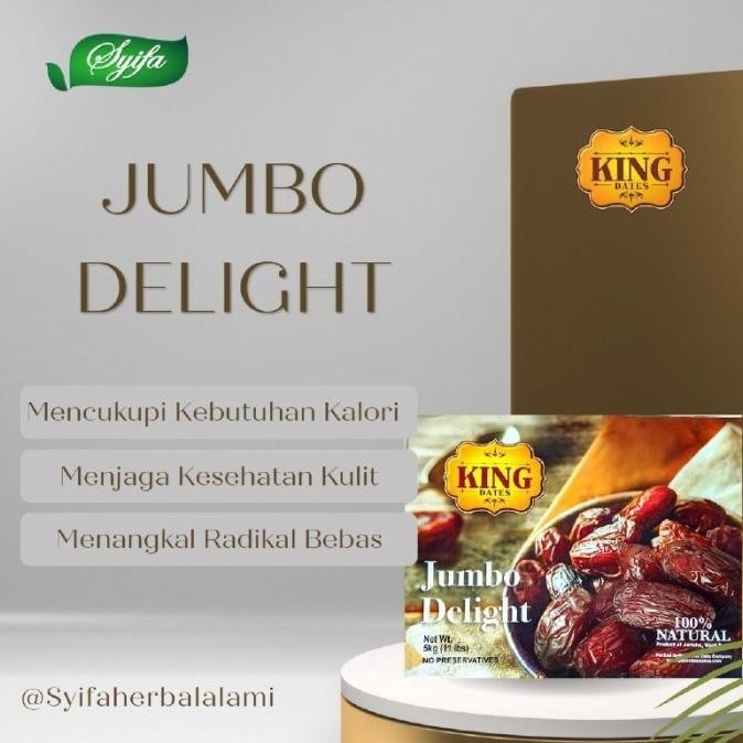 

Kurma Medjol Palestin Jumbo Delight 1Kg - King Dates