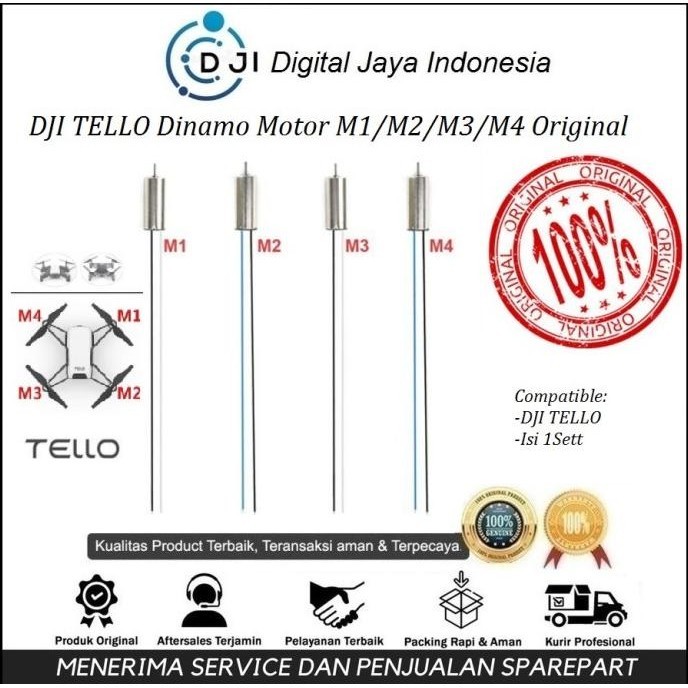 Dji Tello Dinamo Motor M1/M2/M3/M4 Original Tello Motor Dinamo