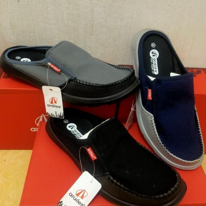 Sepatu sandal selop karet pria Ardiles Manco original