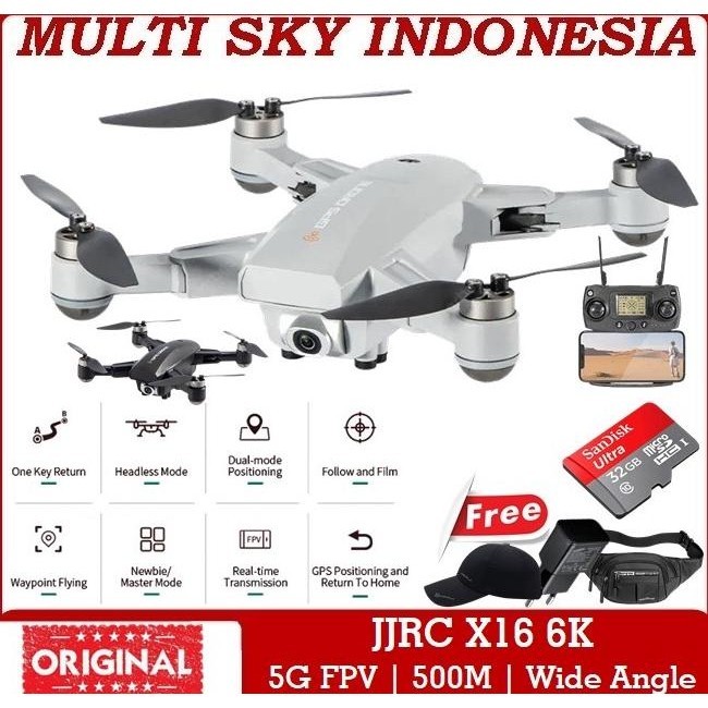 Drone Jjrc X16 5G Wifi Gps Drone Foldable Fpv 6K Camera Quadcopter