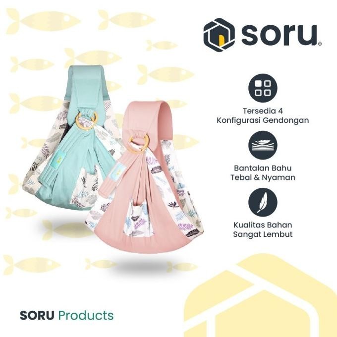 Aixintu Gendongan Bayi Samping Ibu Menyusui Celemek Sling Baby Carrier